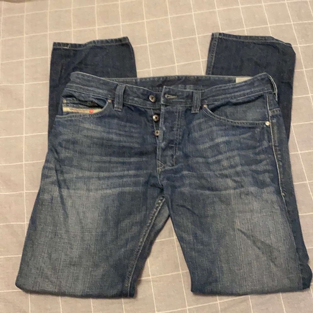 33x32 Men's Diesel Safado Jeans - Slim Straight